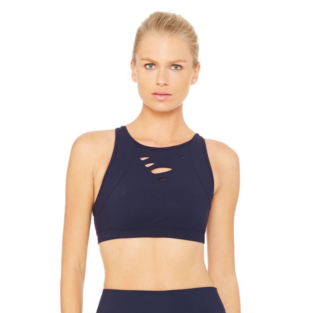 Alo Yoga Ripped Warrior Bra